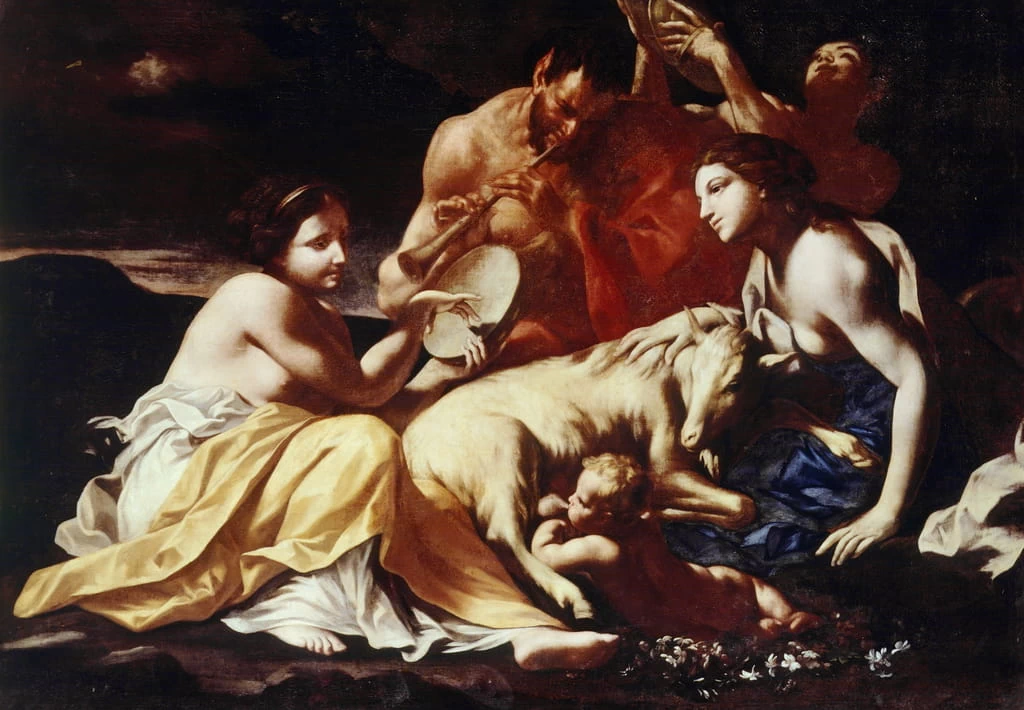 Giove bambino, nutrito dalla capra Amaltea - Bavarian State Painting Collections